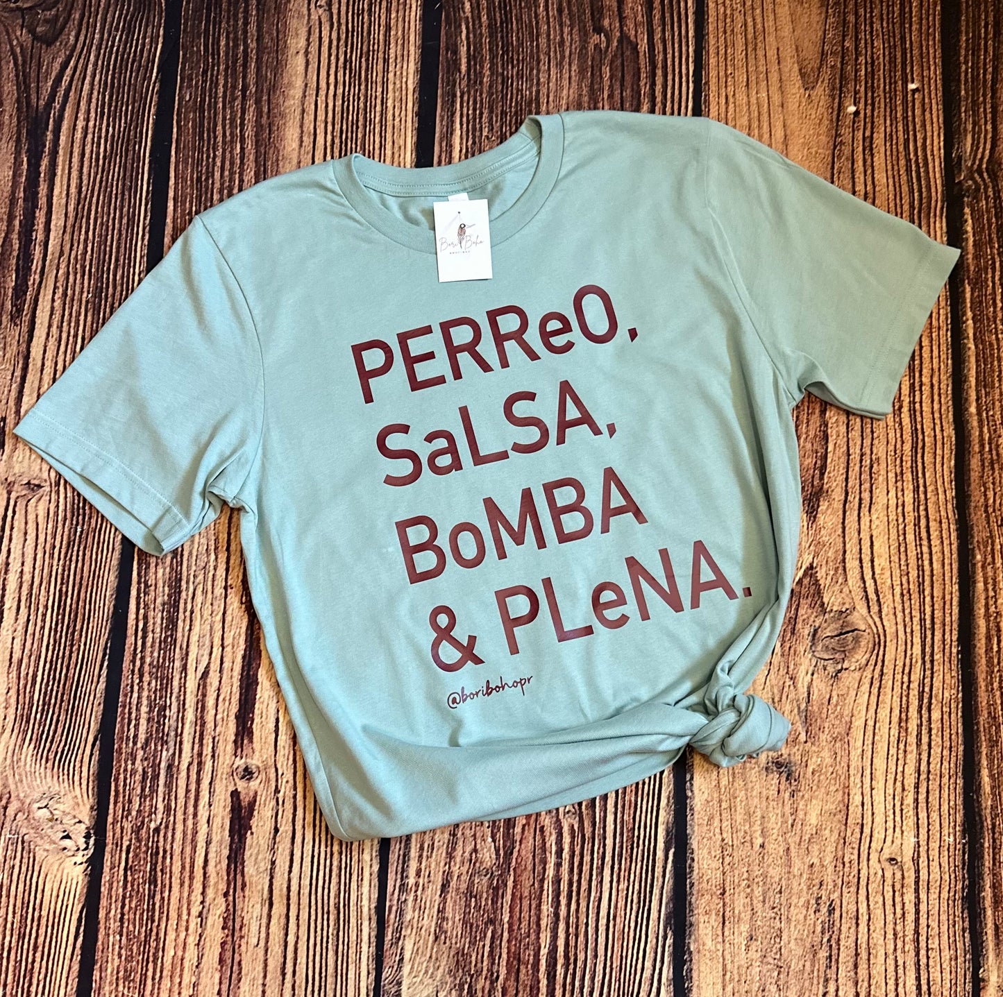 Perreo, Salsa, Bomba y Plena Shirt