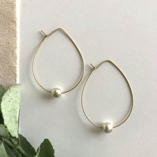 Ethereal Bead Hoops