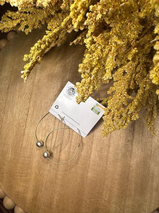 Ethereal Bead Hoops