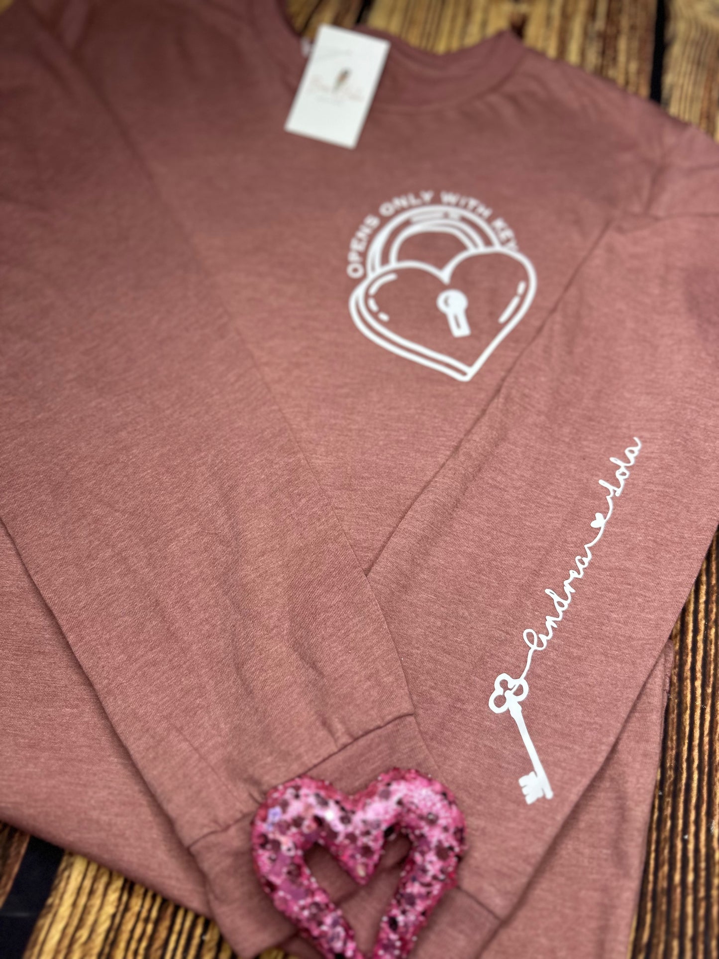 Personalized Key To My Heart Shirt