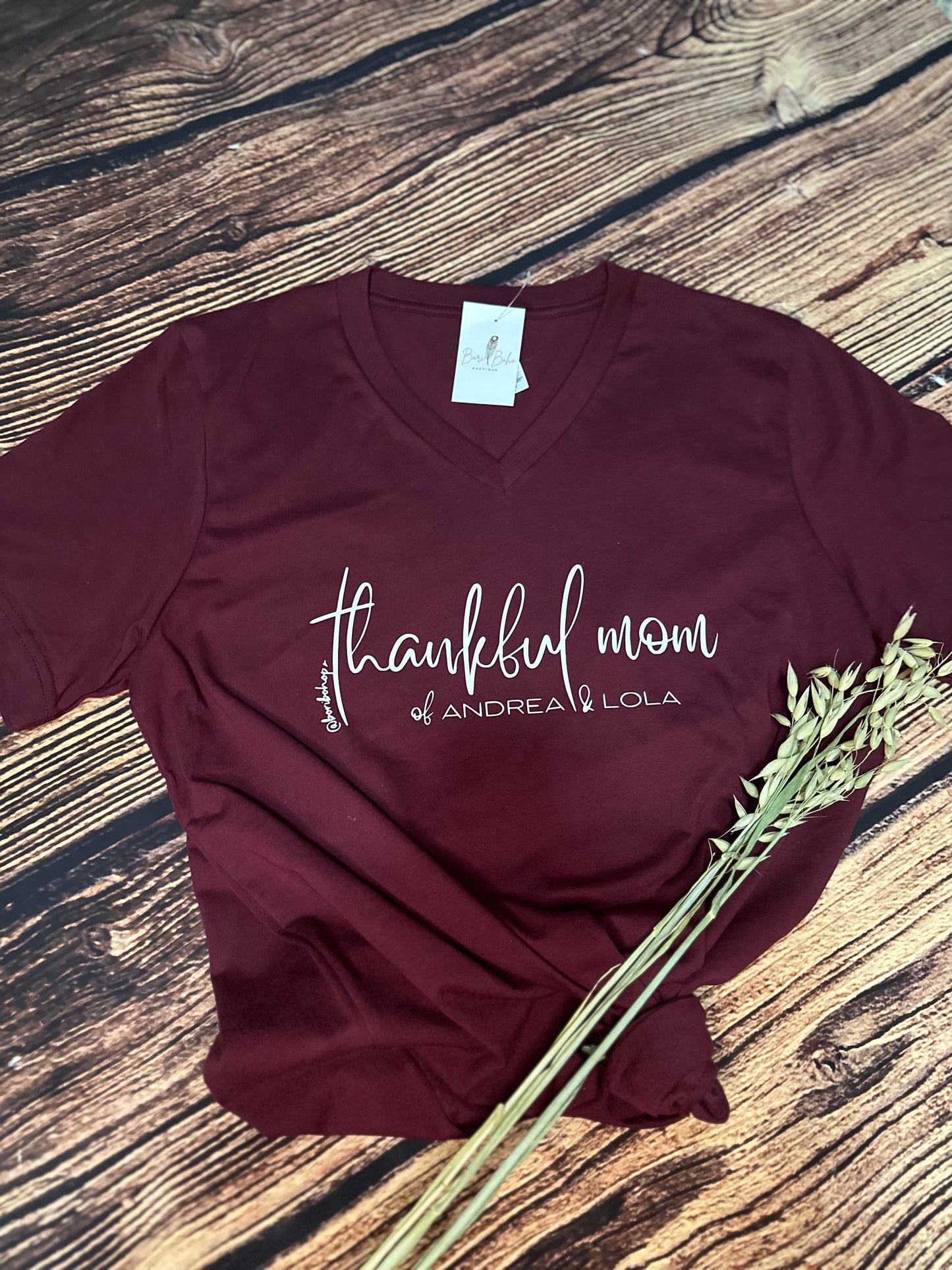 Family Thankful Personalized T-Shirt