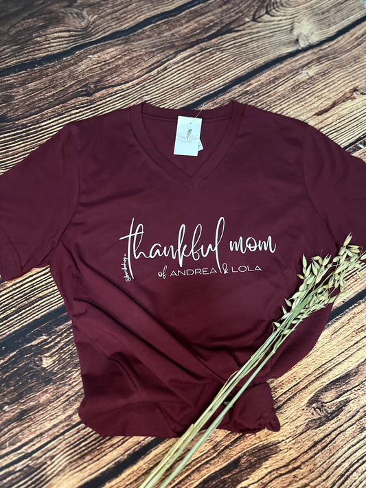Family Thankful Personalized T-Shirt