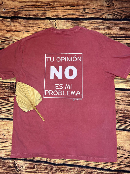 "Tu Opinión" Oversized Shirt
