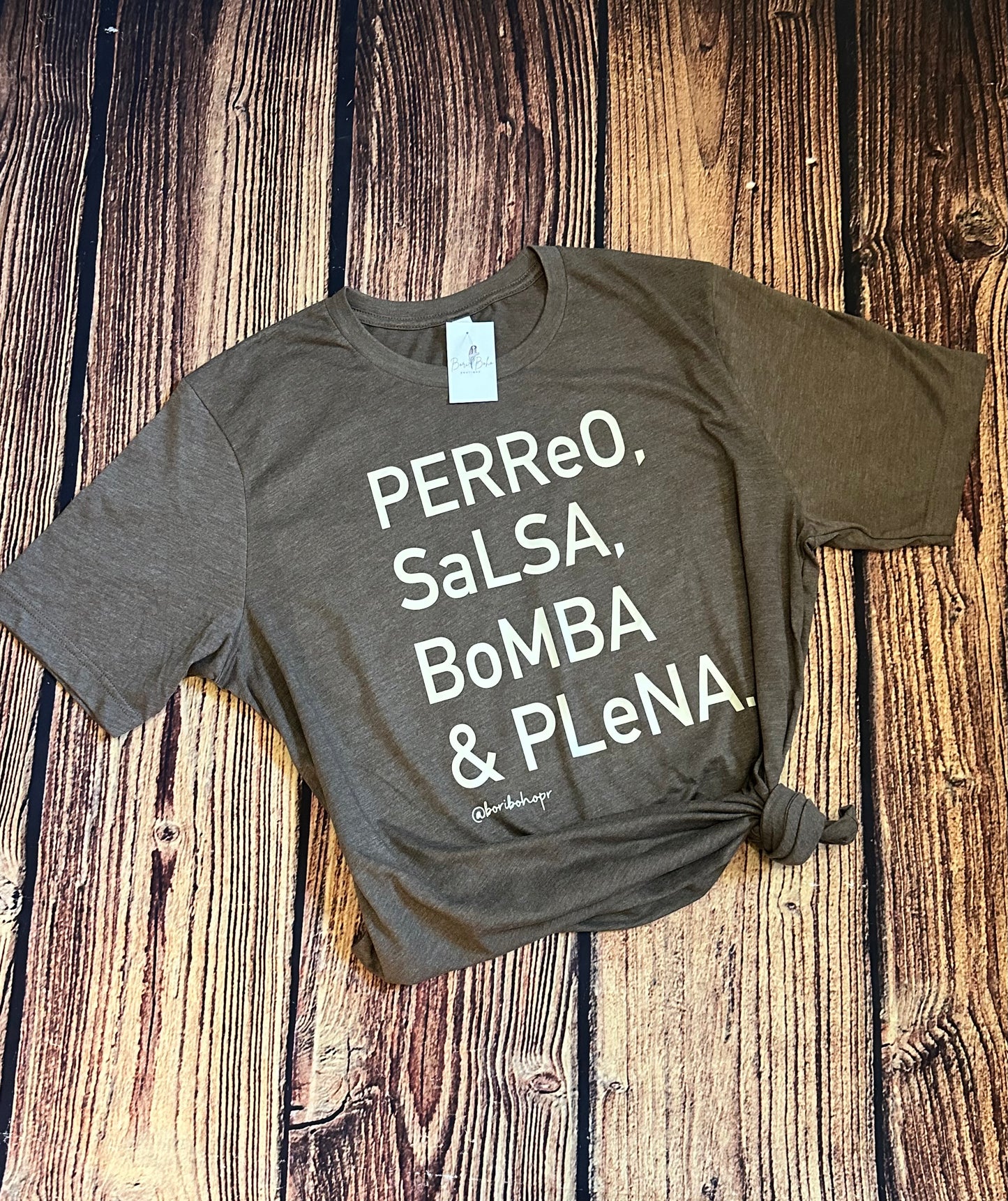 Perreo, Salsa, Bomba y Plena Shirt