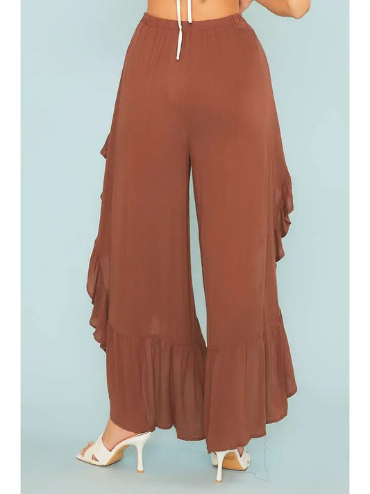 Ruffle Wrap Cocoa Pants